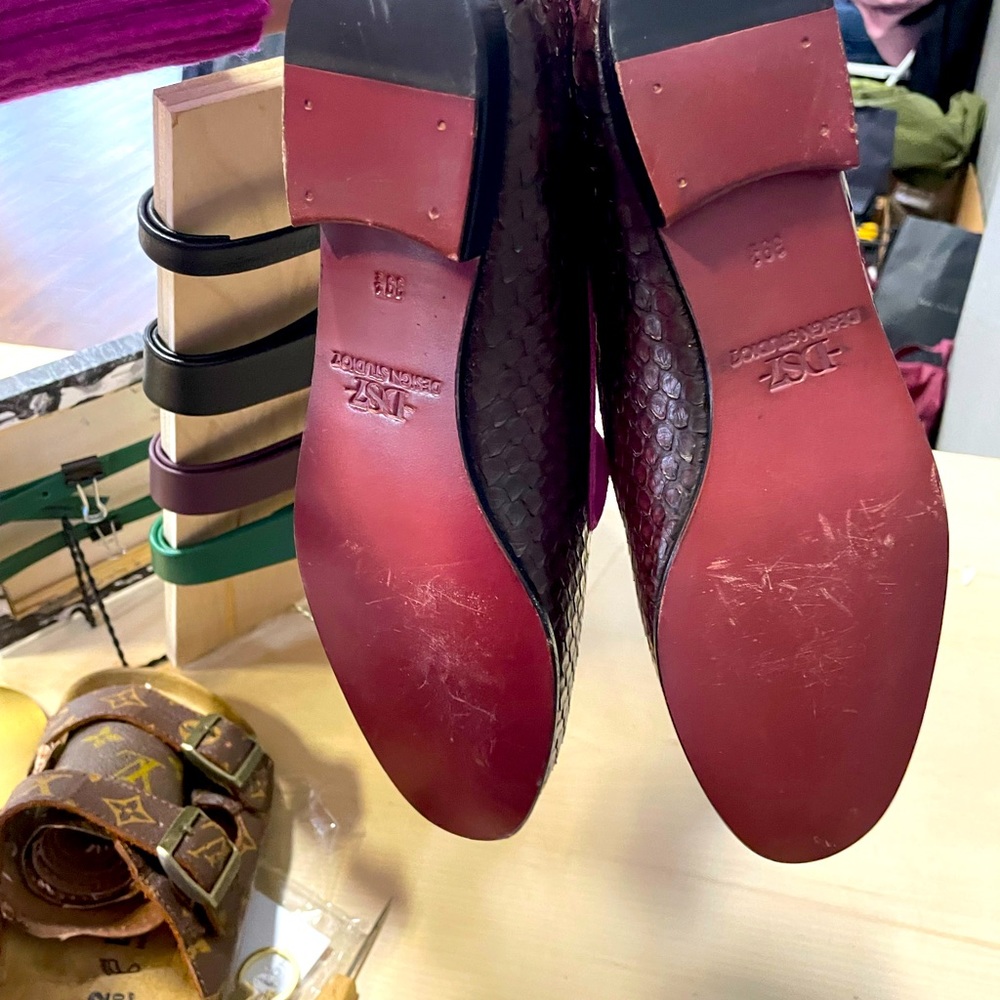 Snake Skin Authentic Python Flats - image 4